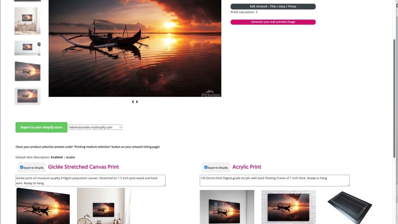 Pictorem: Art Print On Demand