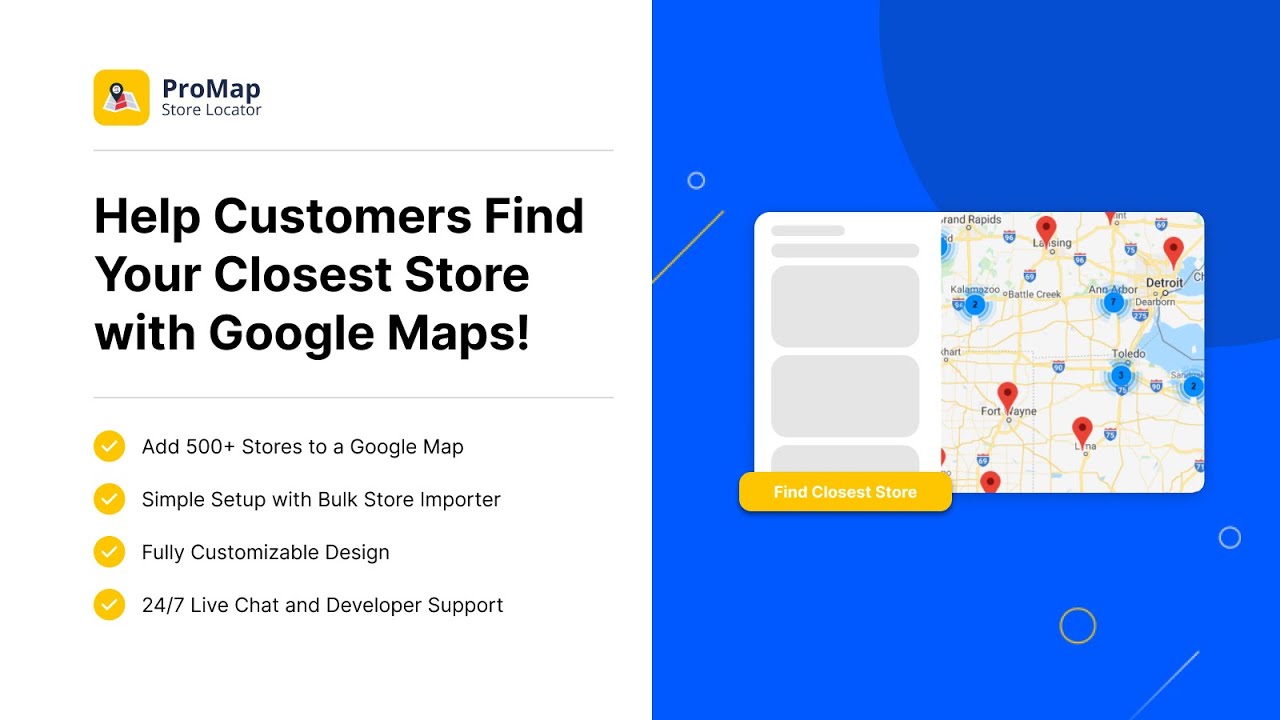 Amai ProMap ‑ Store Locator
