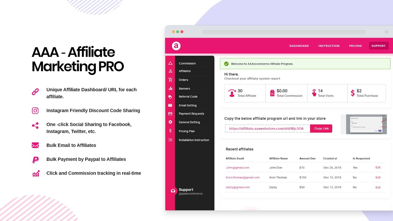 AAA Affiliate Marketing App