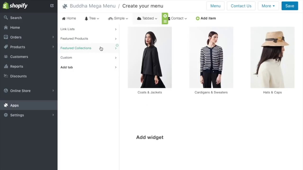 Buddha Mega Menu & Navigation