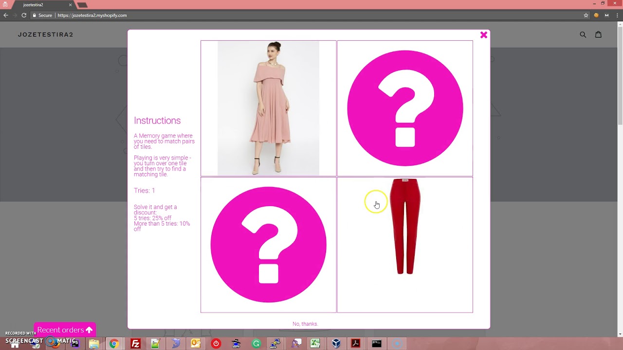 Awesome Gamify Memory (Pairs)