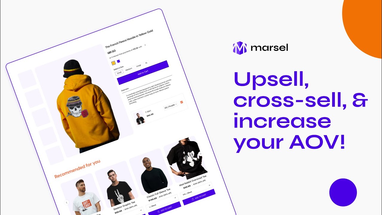 Marsel: Personalize & Upsell