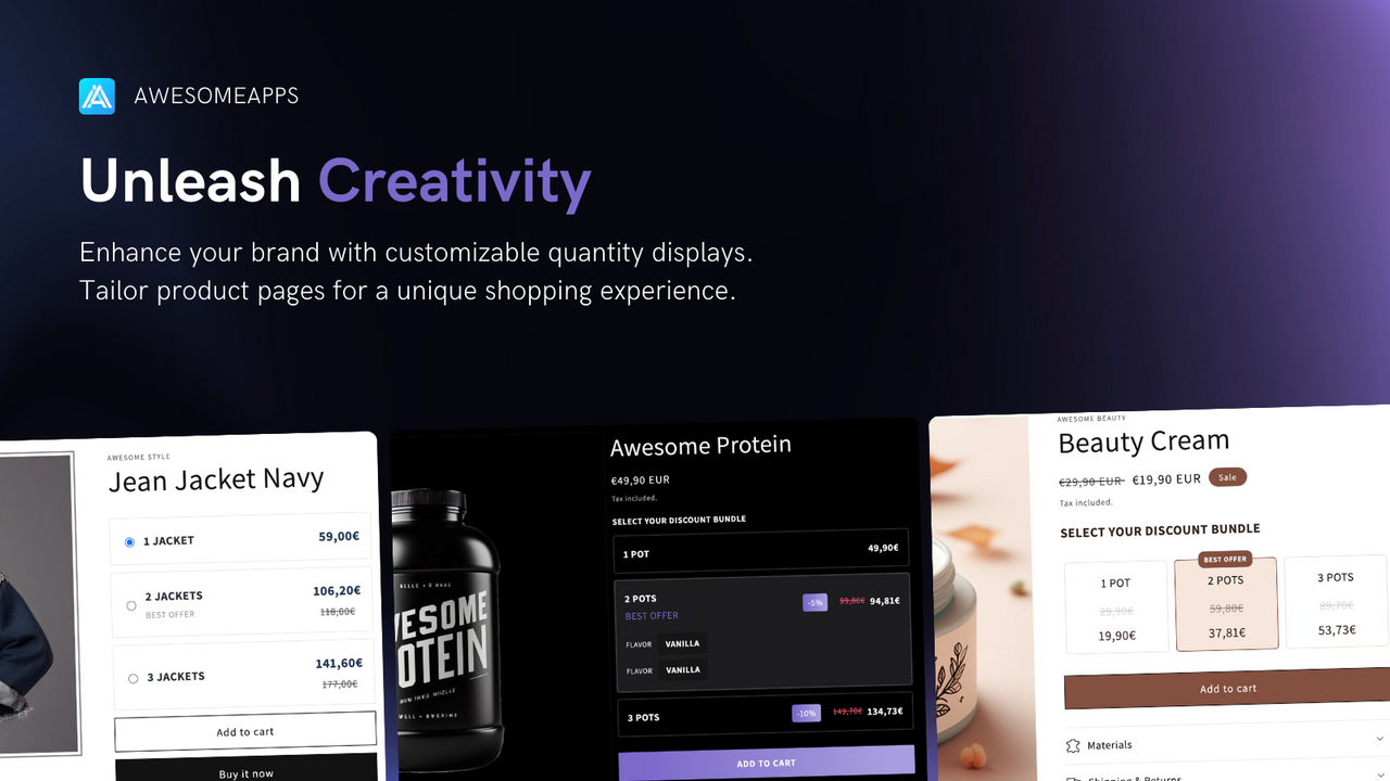 Awesome Quantity Breaks