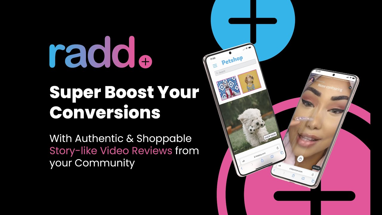 radd. Shoppable Video Stories