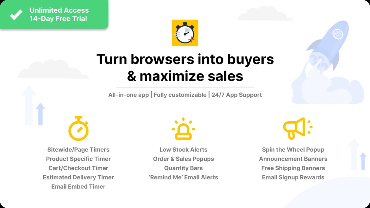 Urgency+ | All‑in‑one FOMO App