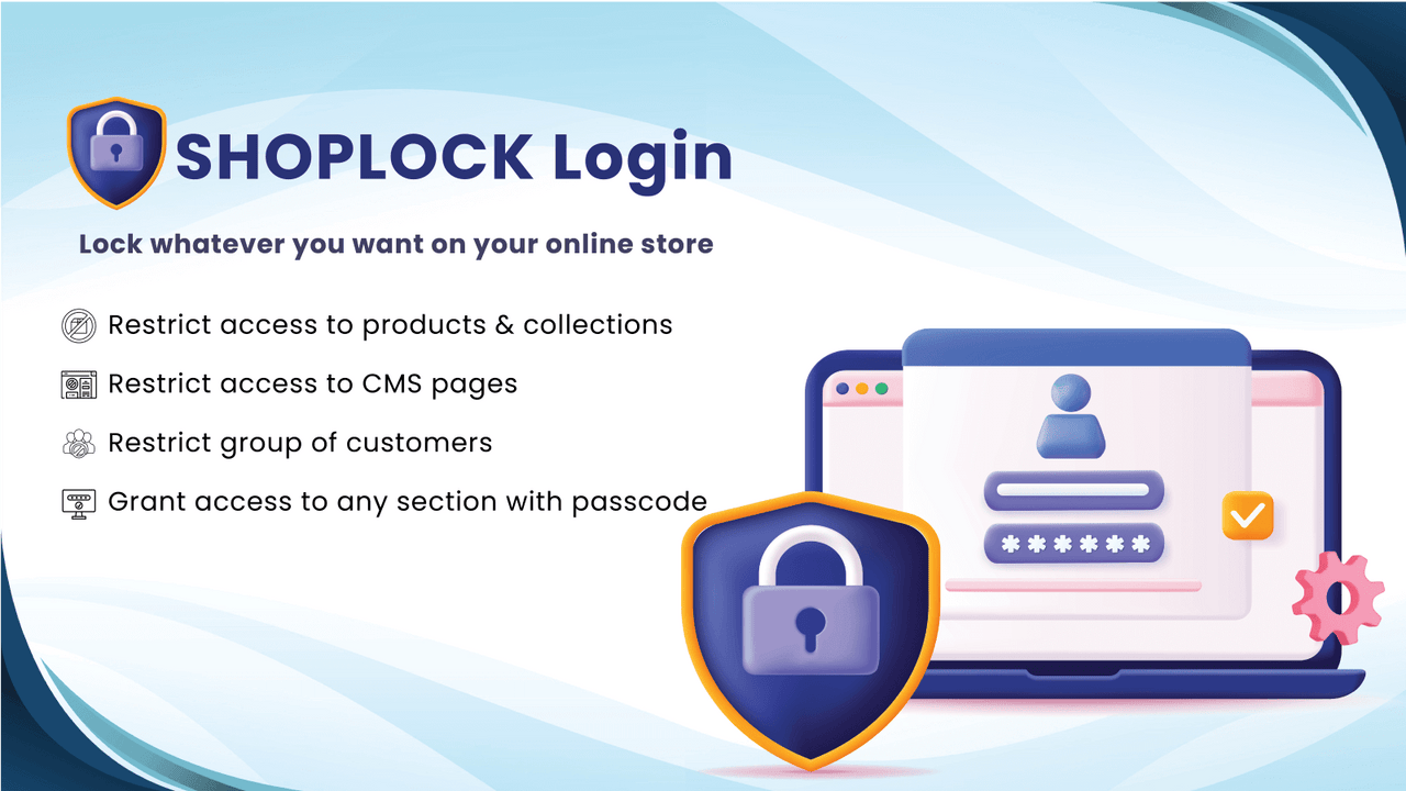 SHOPLOCK Login Required