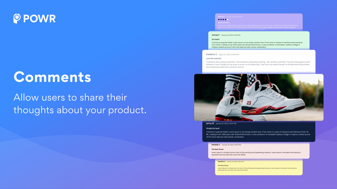 POWR: Customer Comments