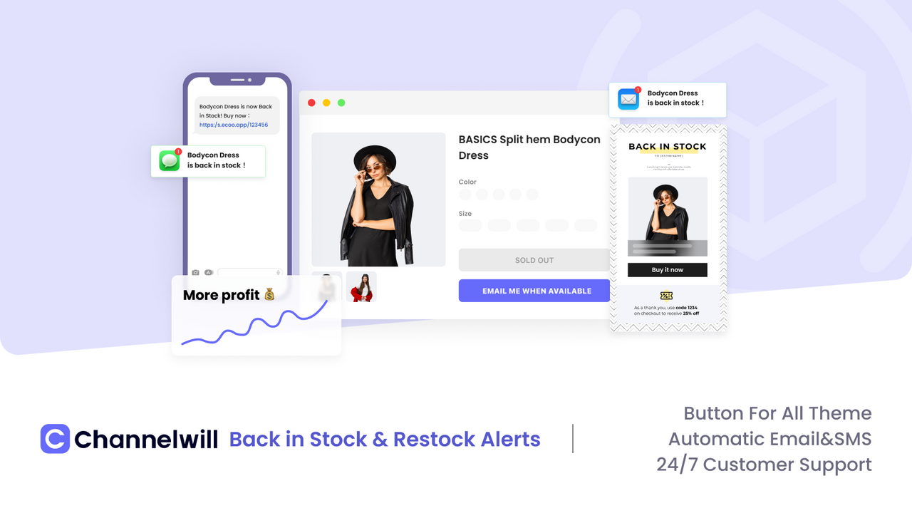 Notify Me Back in Stock ReKach