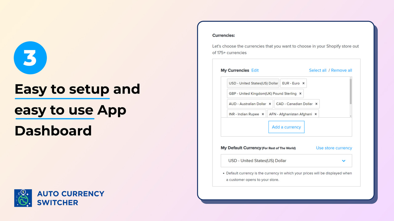 Easy to setup and easy to use App Dashboard