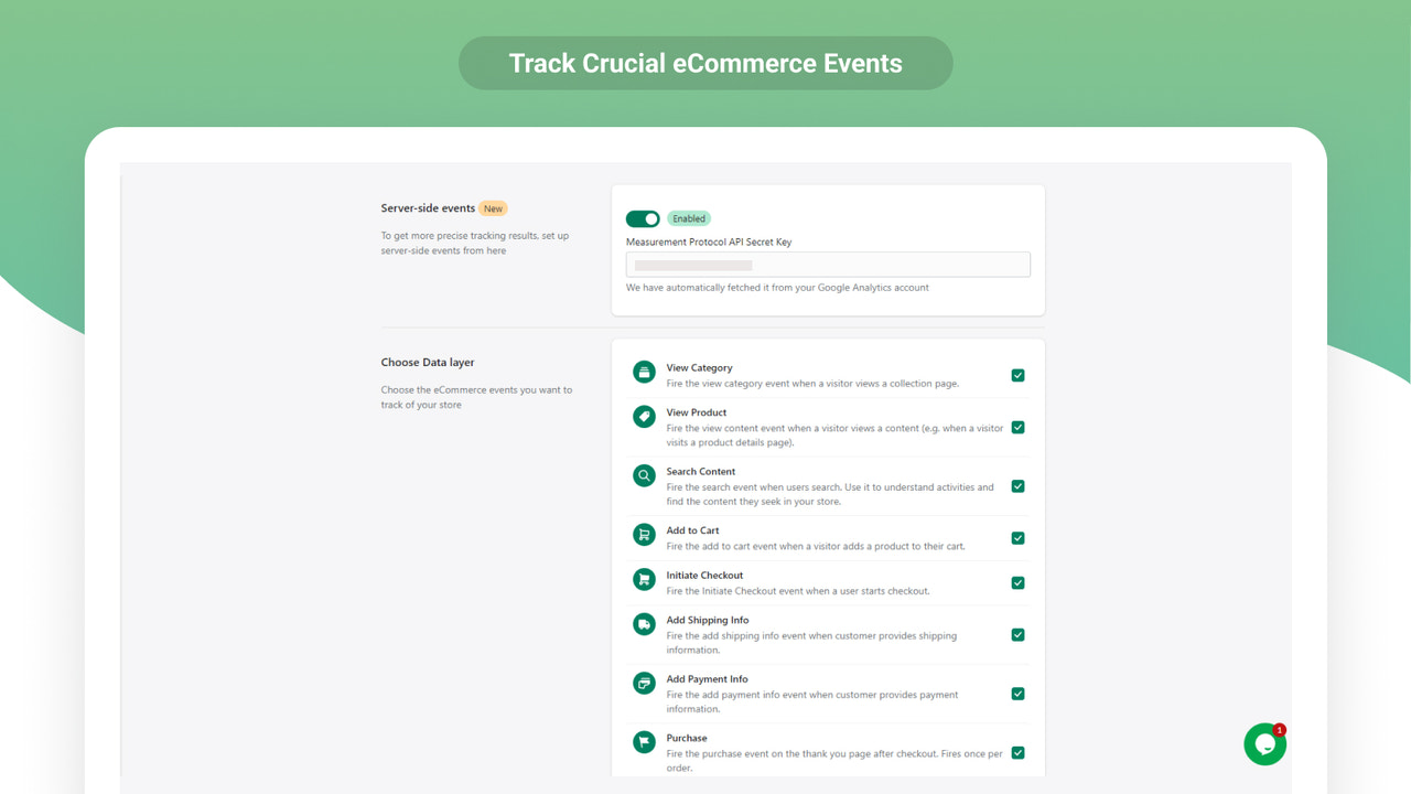 Track Crucial eCommerce Events