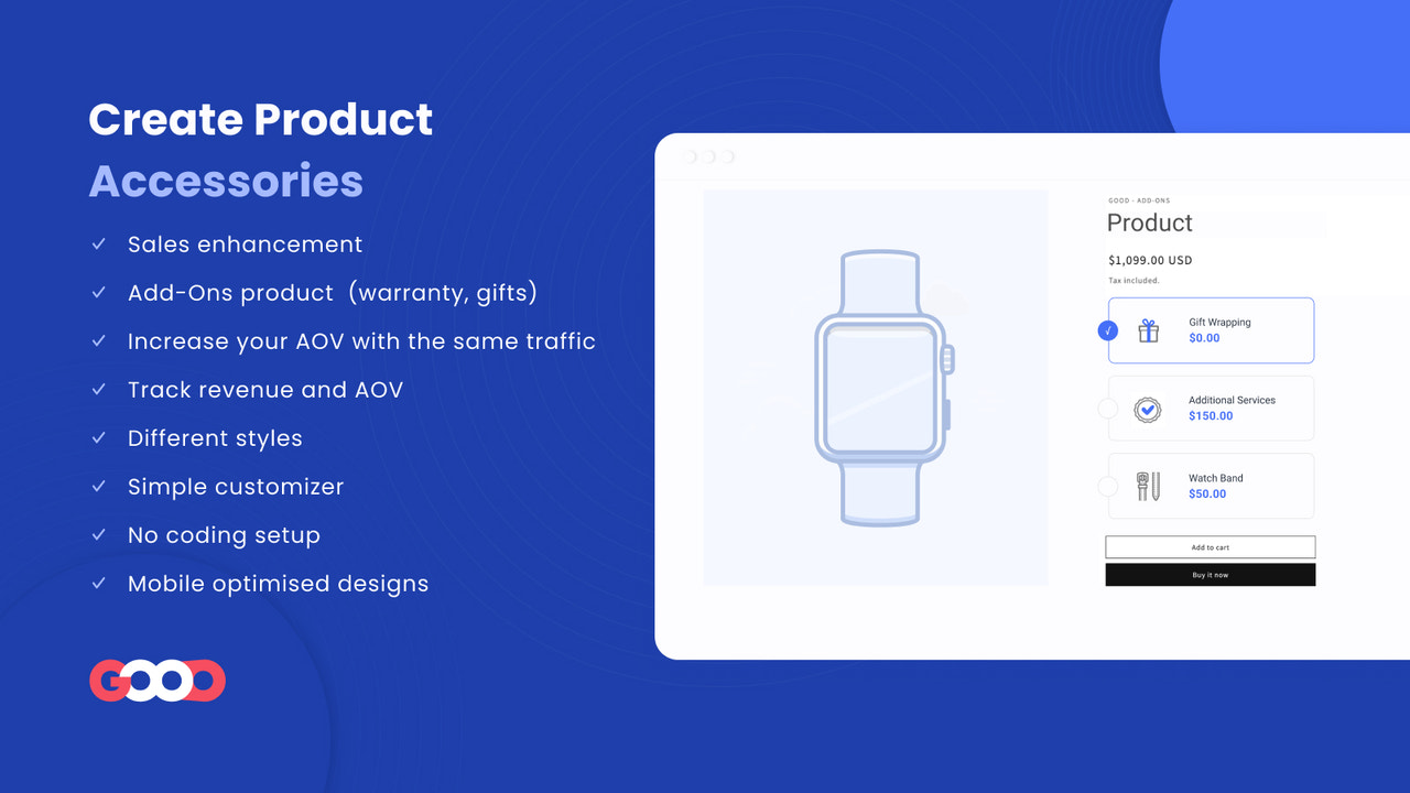 GA: Product Addons+Gift Wrap