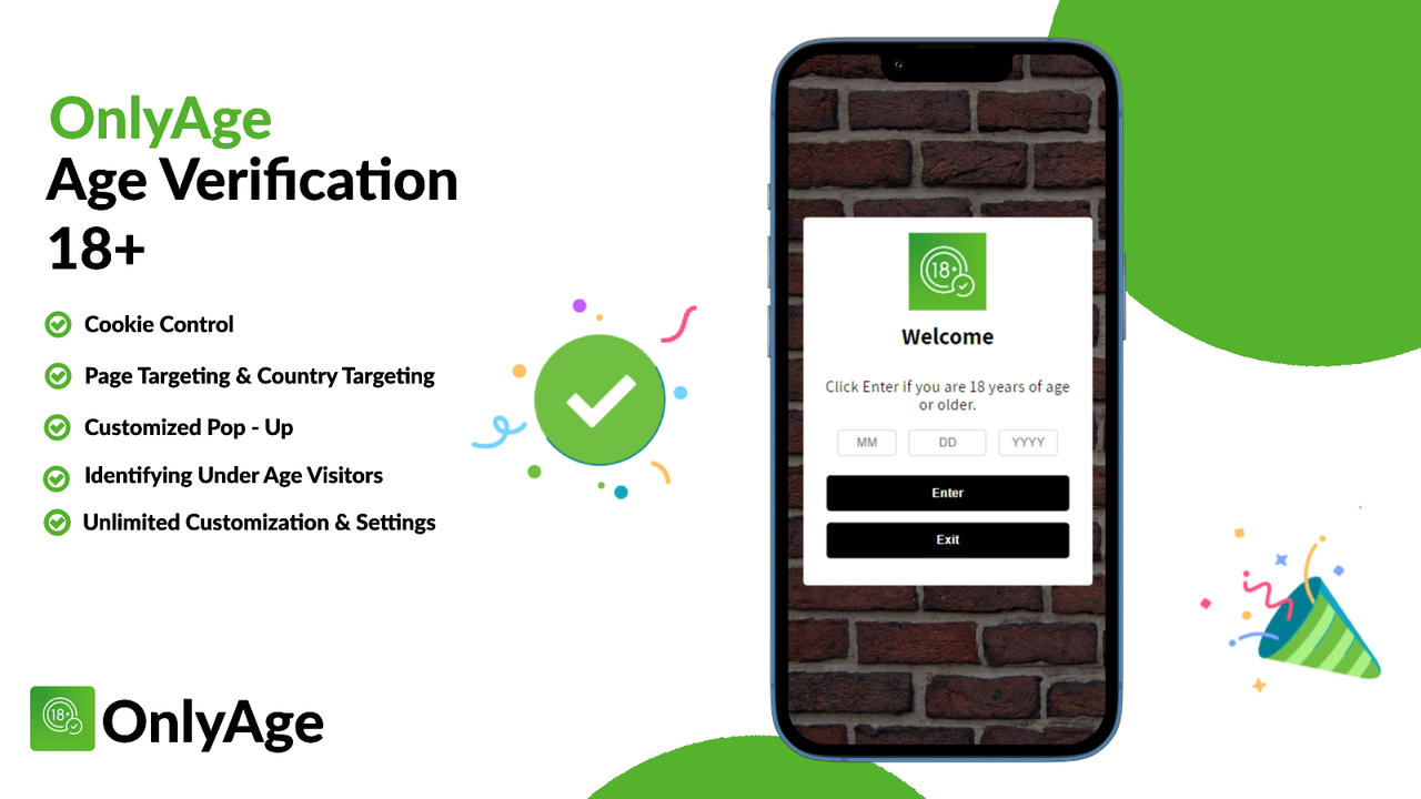 Age Verification ‑ Onlyage 18+