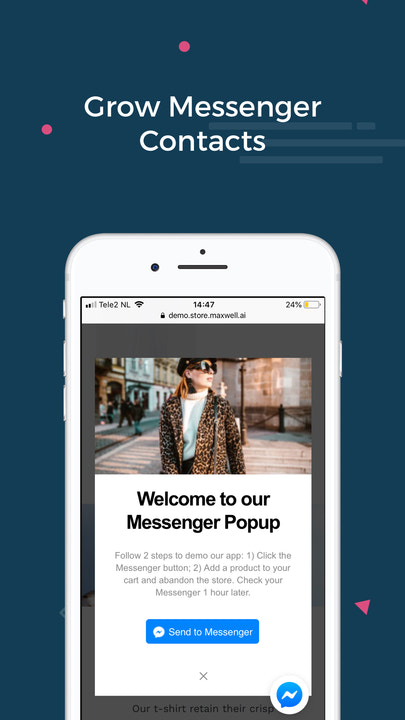 WhatsApp live chat & widgets to grow Messenger contacts