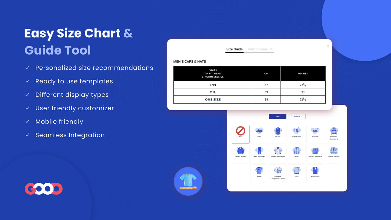 GA: Size Chart & Size Guide