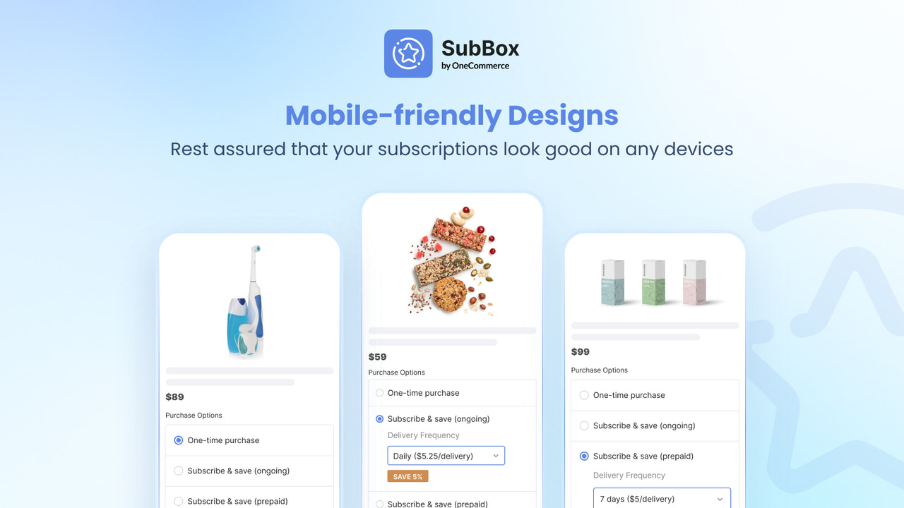 Mobile-friendly design
