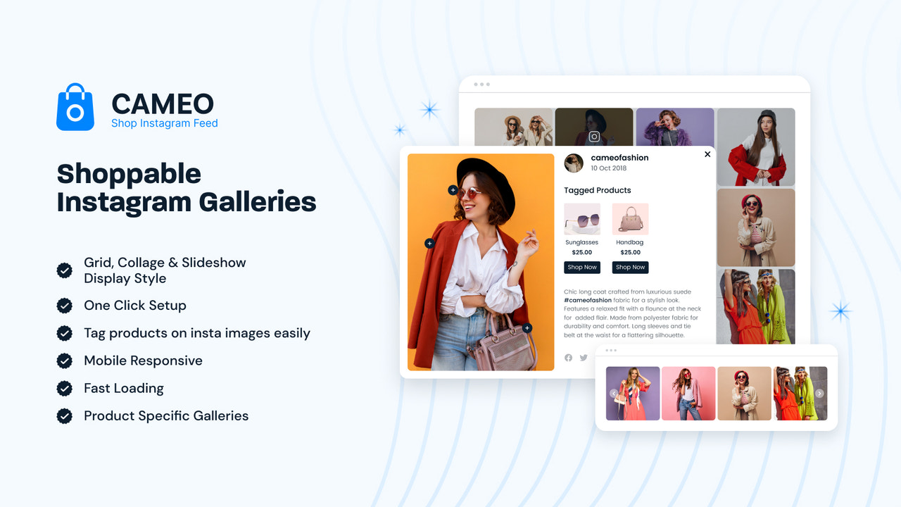 Cameo ‑ Instagram Shop Feed