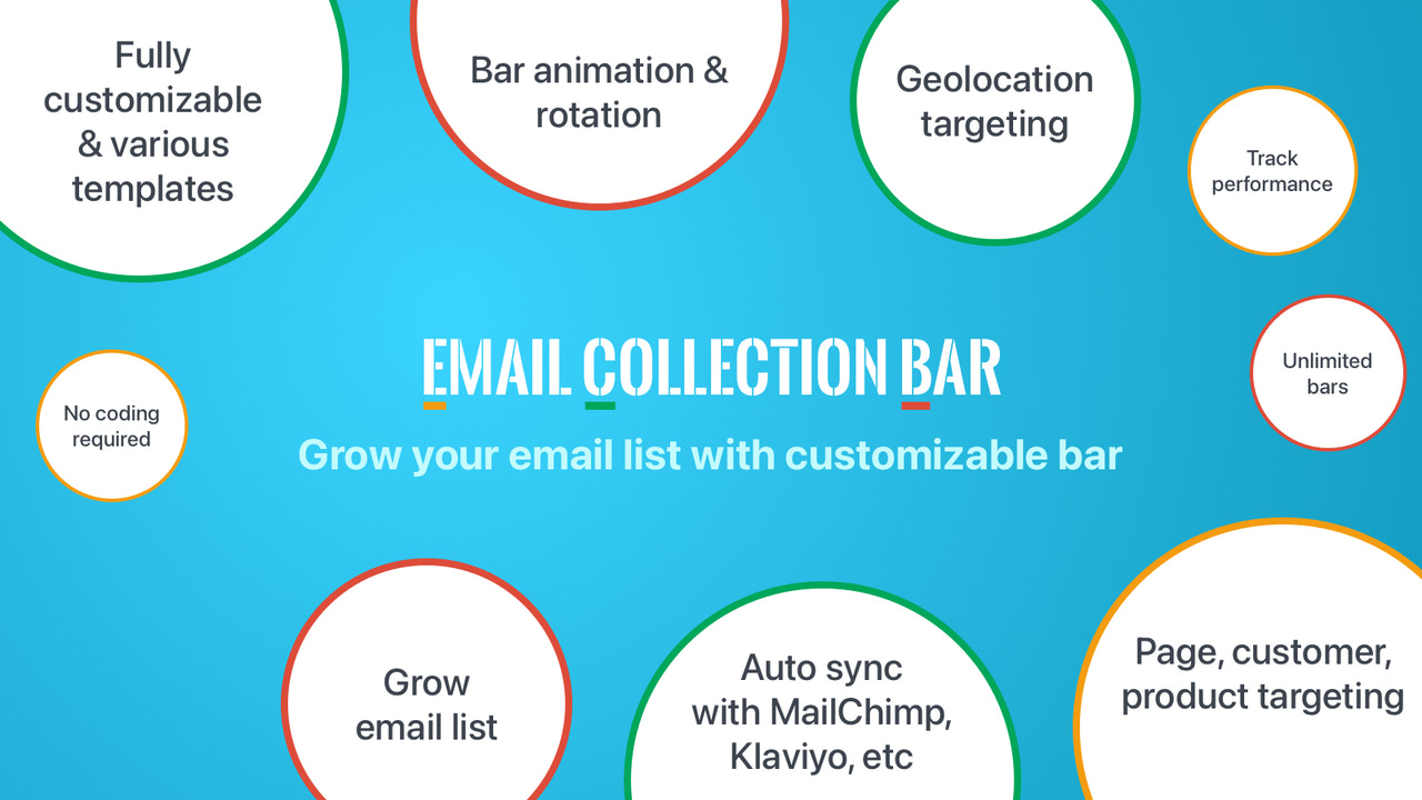 Hextom: Email Collection Bar