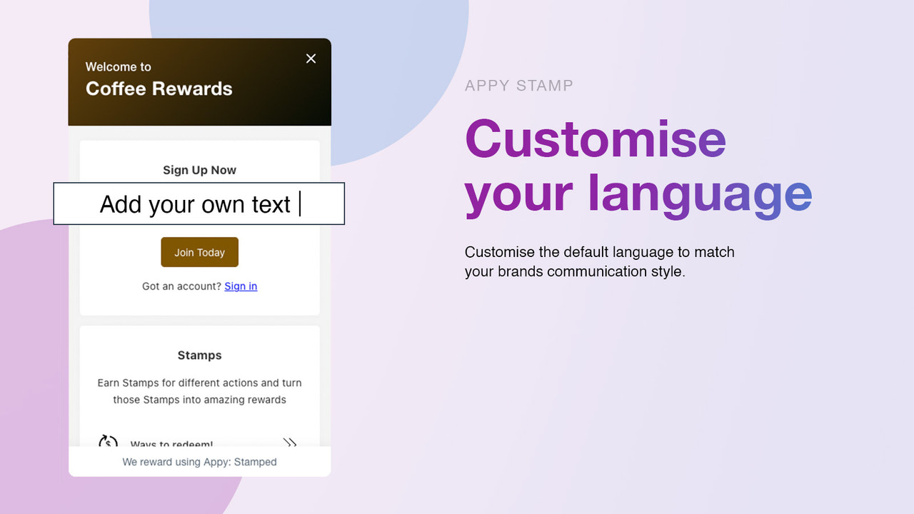 Change the language settings to match your tone of voice