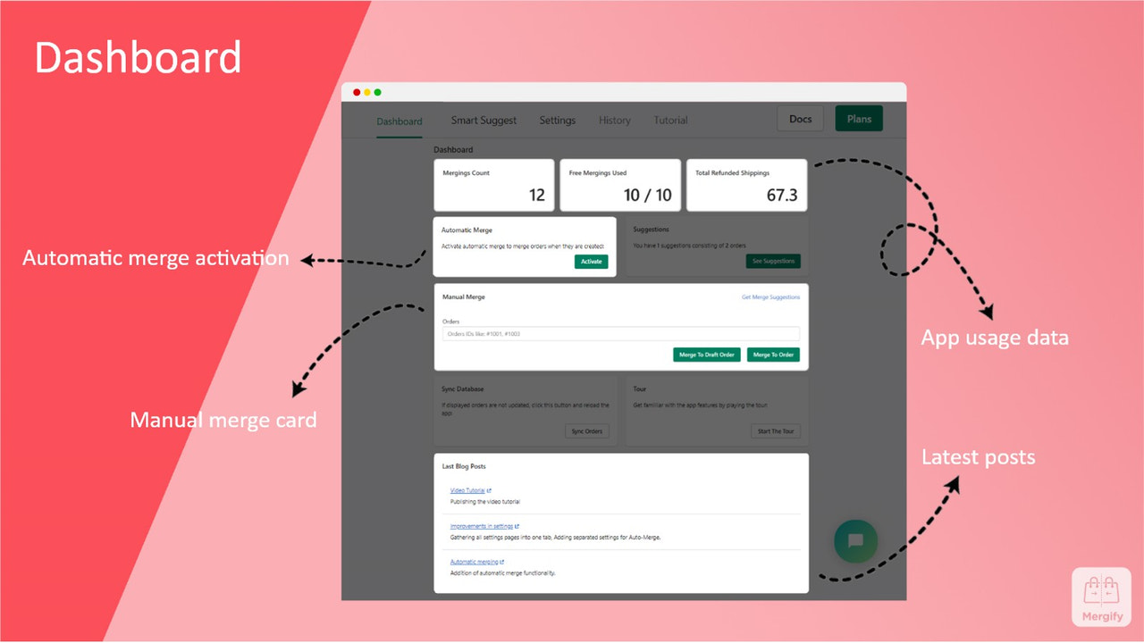 Mergify Dashboard Page