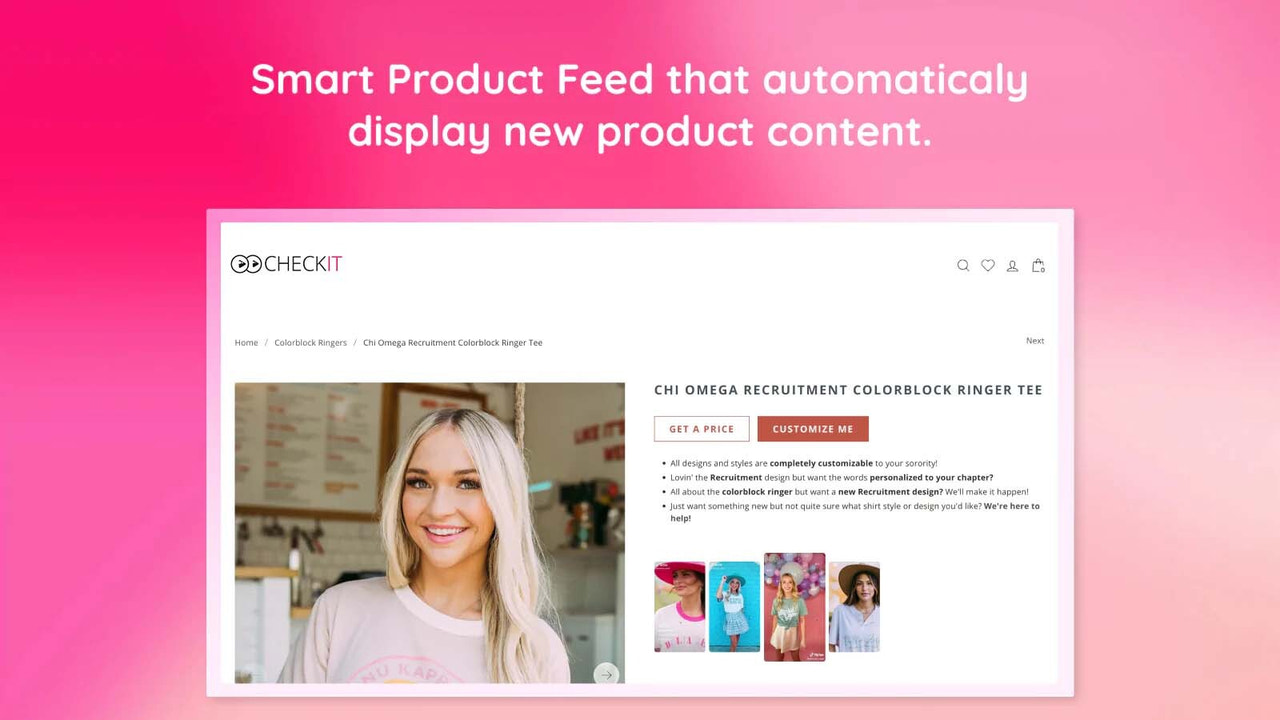 TikTok Feed / Instagram Feed / TikTok Shop Feed / TikTok Shop