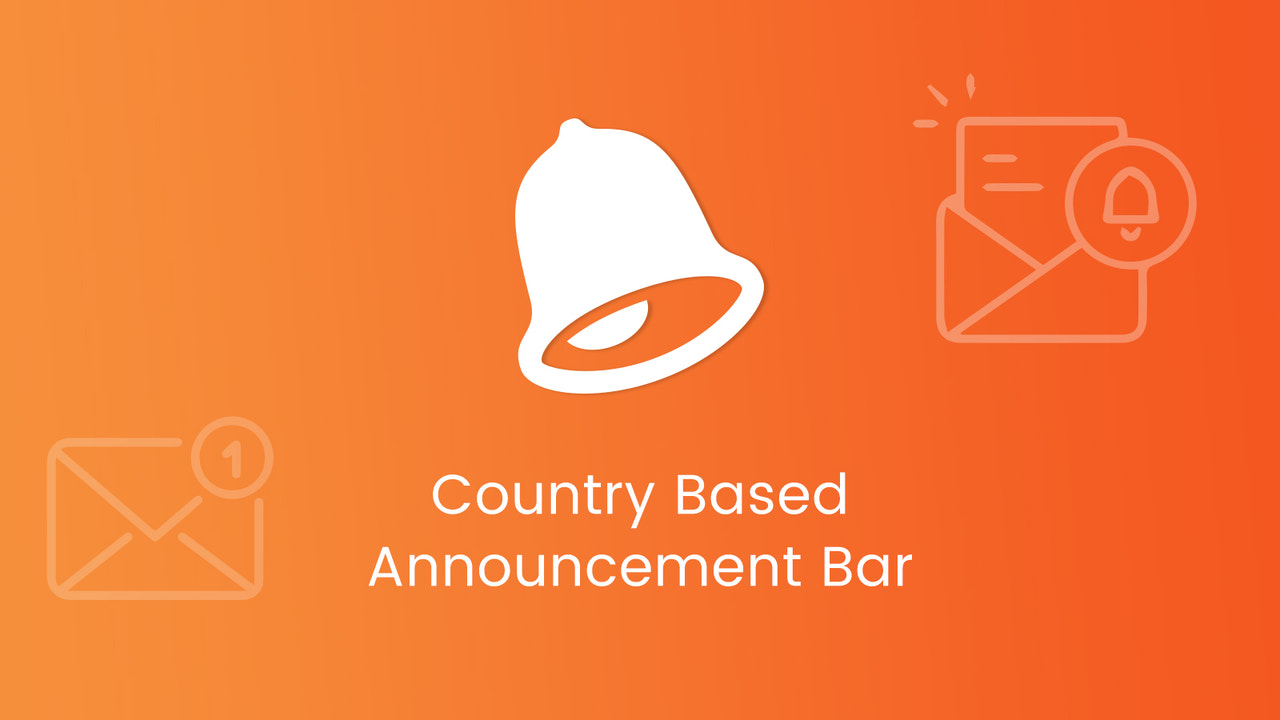 Global Smart Announcement Bar