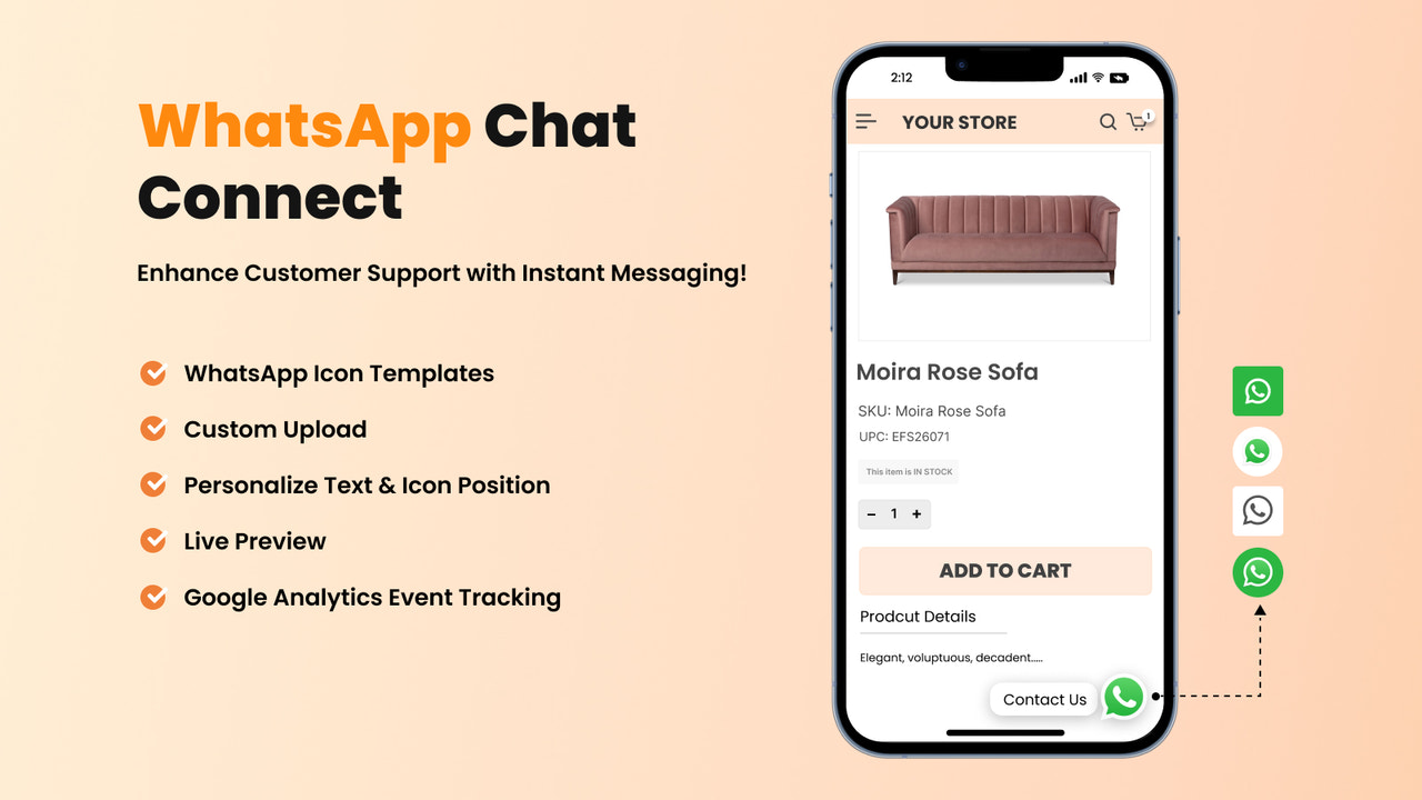 Simplify Whatsapp Live Chat