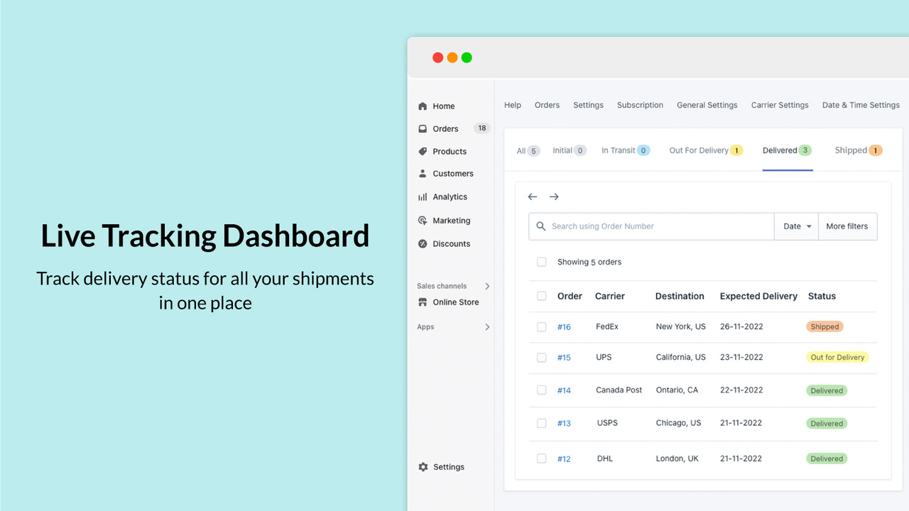 Monitor order progress & take proactive action in case of delays