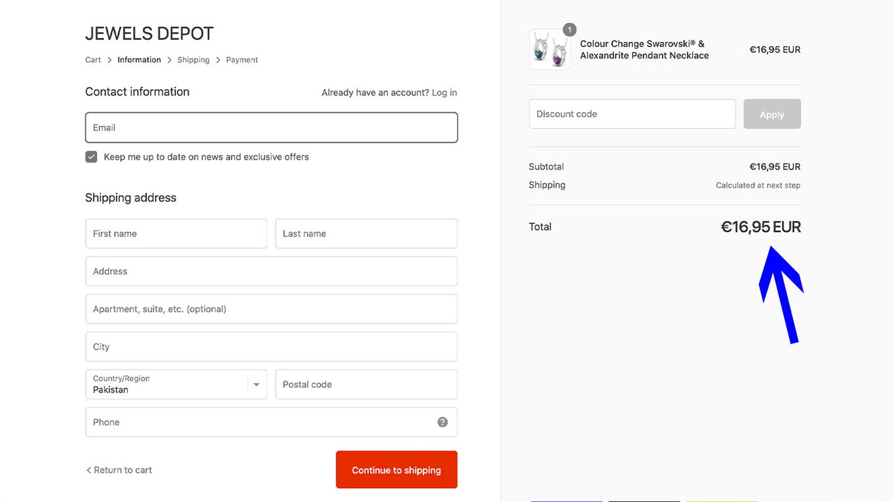 checkout currency converter