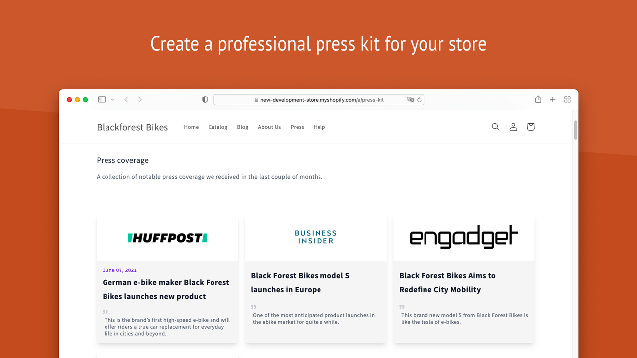 Pressify: Press Kit Builder