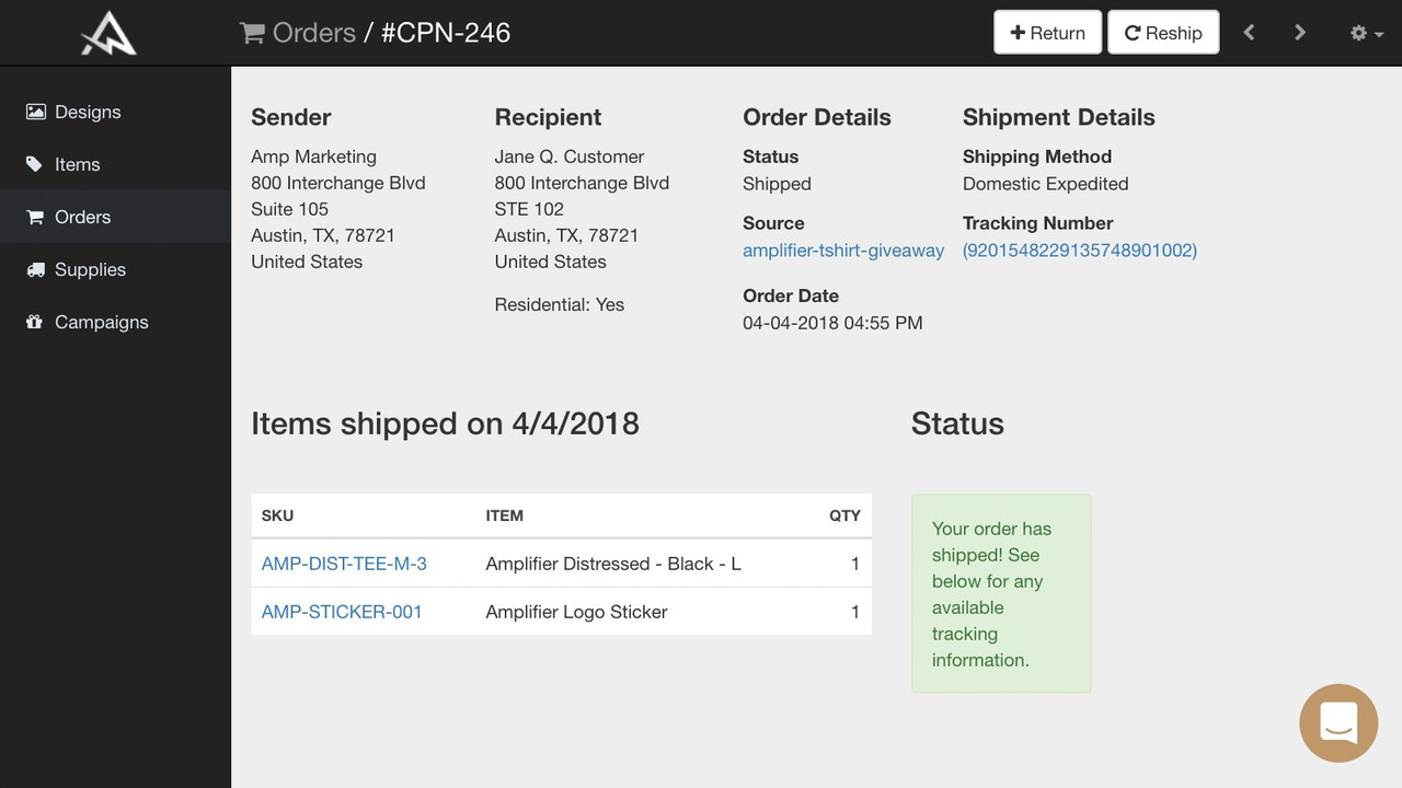 Review Your Orders, Even Process Returns