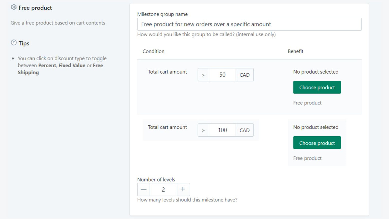 Create milestone admin