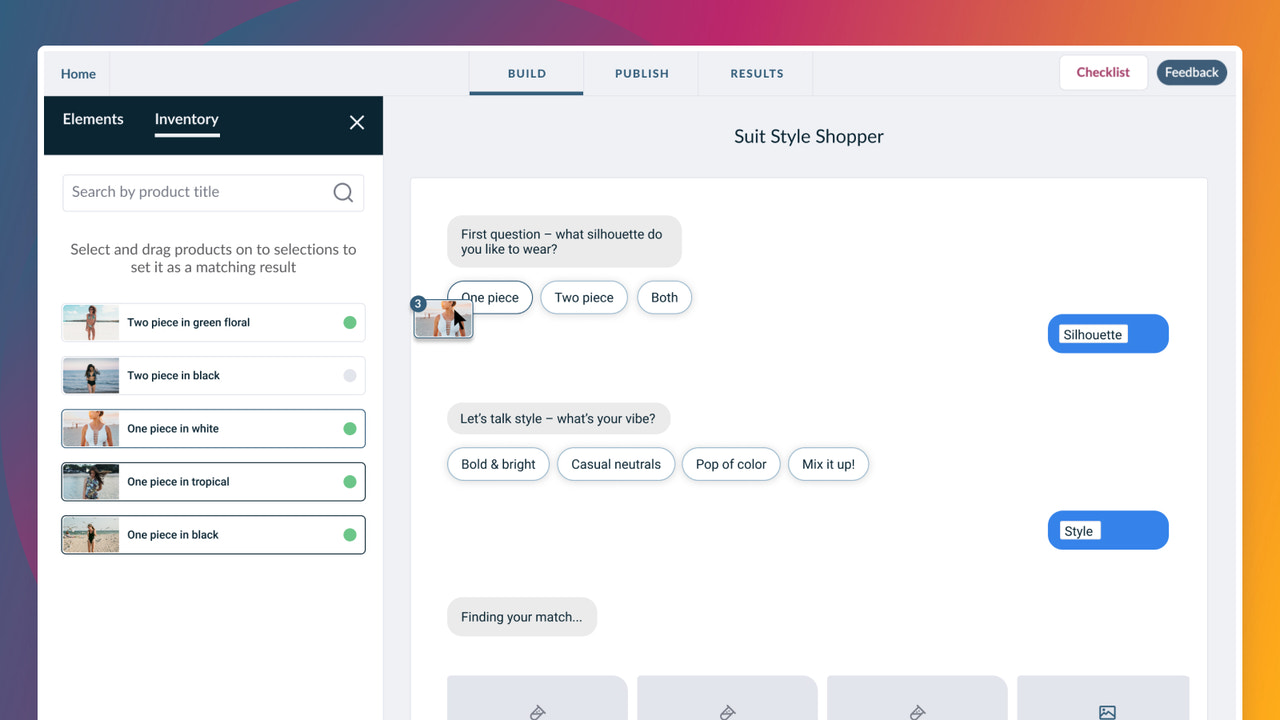 An easy drag and drop tool to edit your content