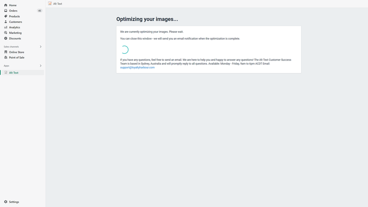Automatic alt text optimization
