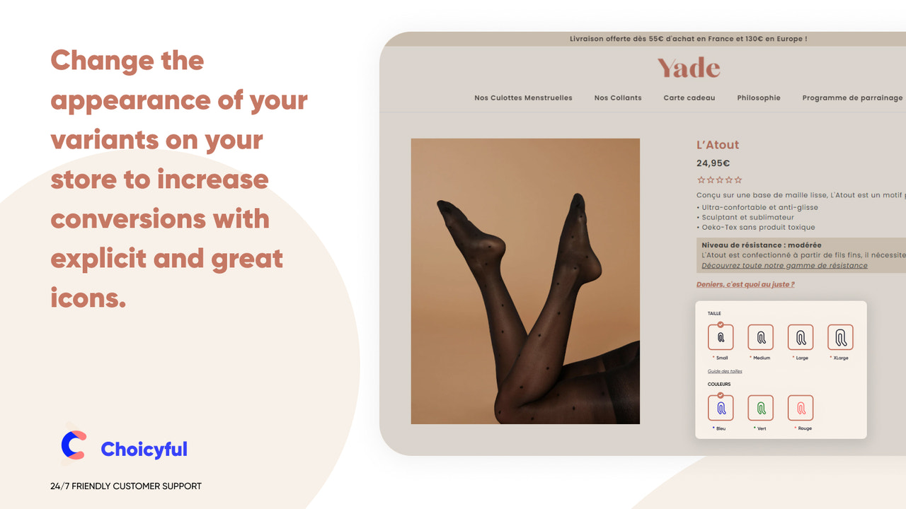 Choicyful ‑ Options Swatcher