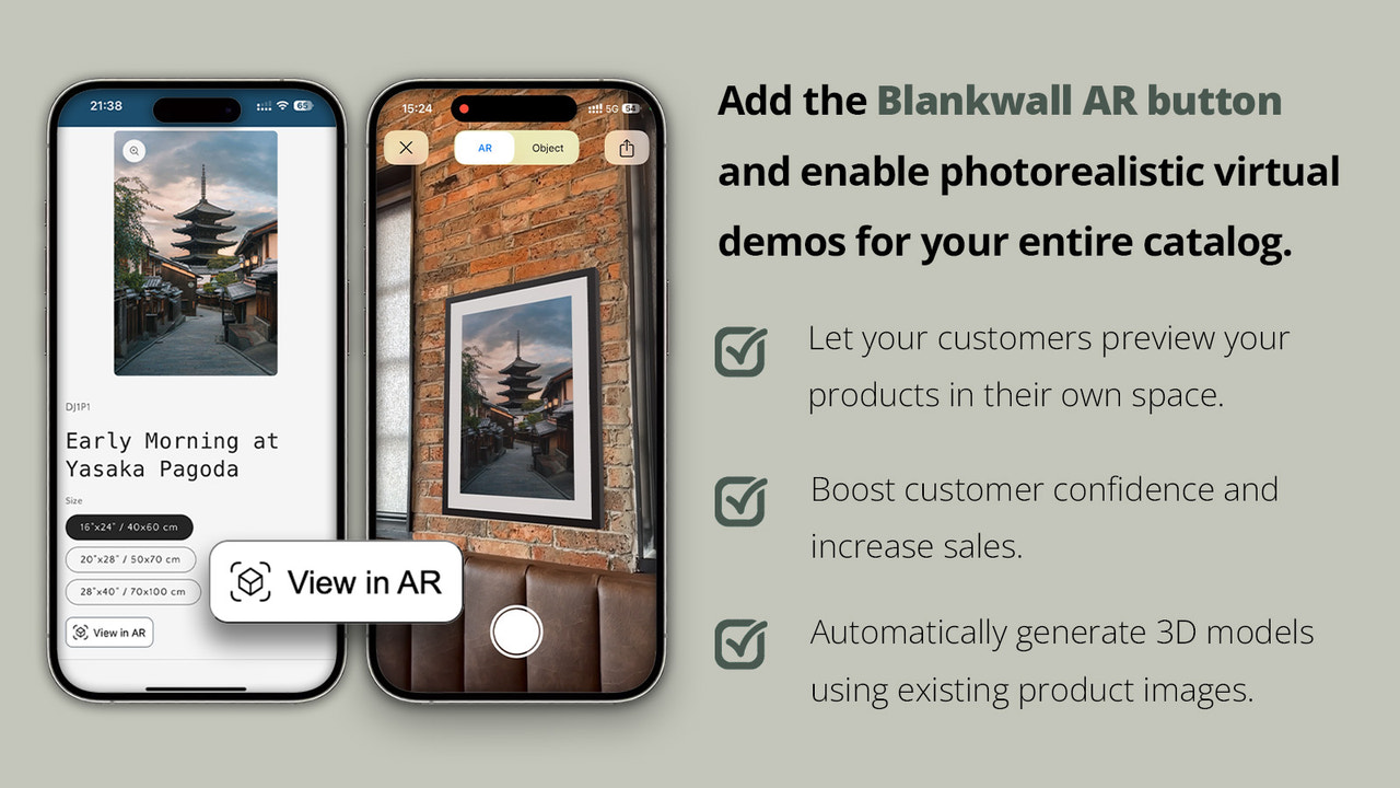 Blankwall ‑ Augmented Reality