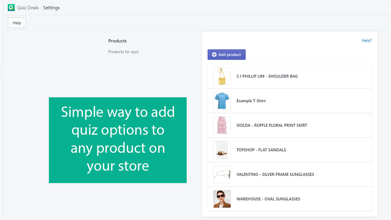 Simple Way to Add Quizzes to store & products