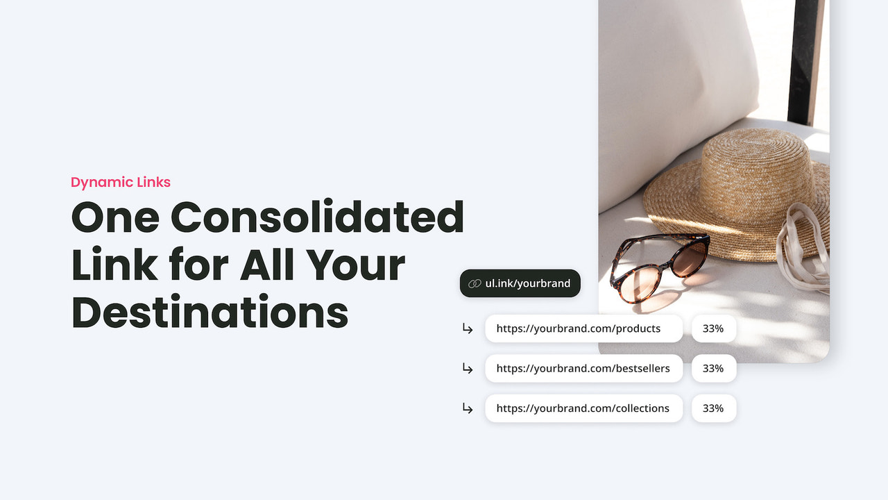 One consolidated link for all your destinations.