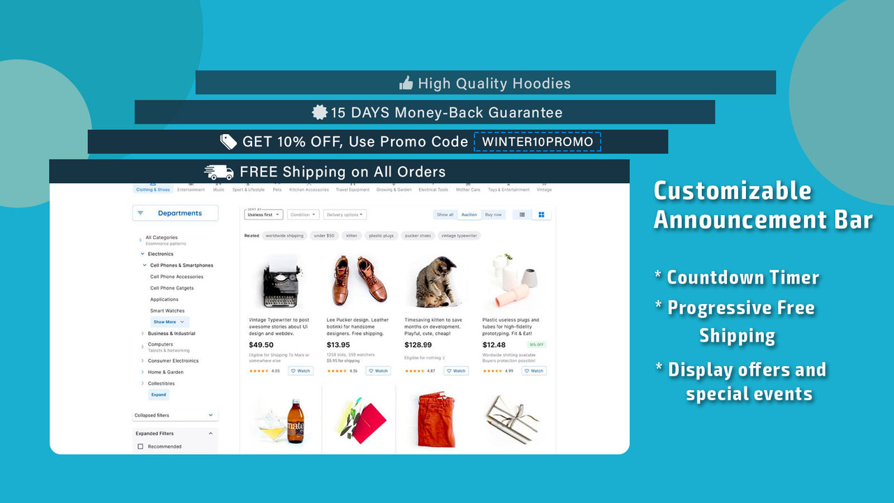 Ultimate Announcement Bar