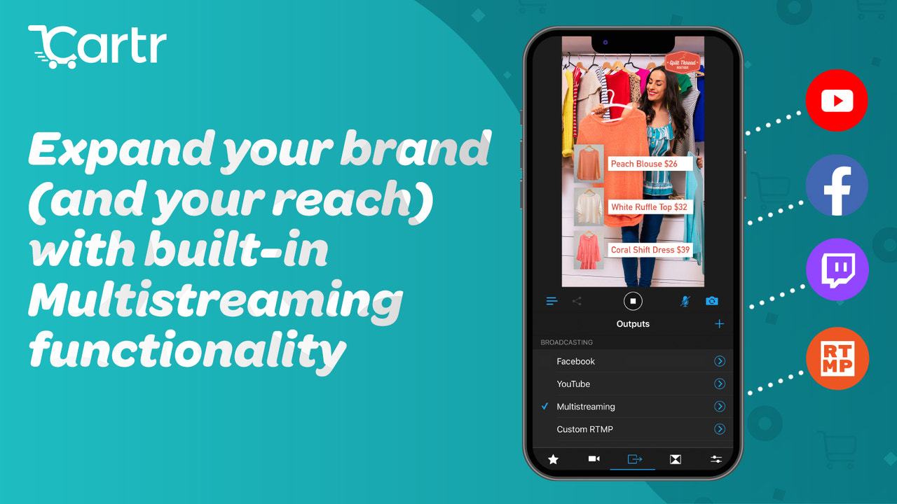 Expand your brand (and your reach) with built-in Multistreaming