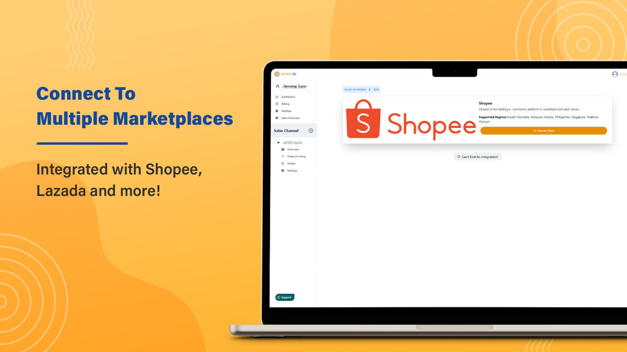 Shopee & Lazada Sync | OMNA.io