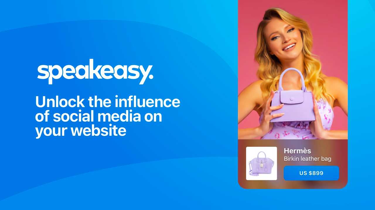 Speakeasy Shoppable Videos