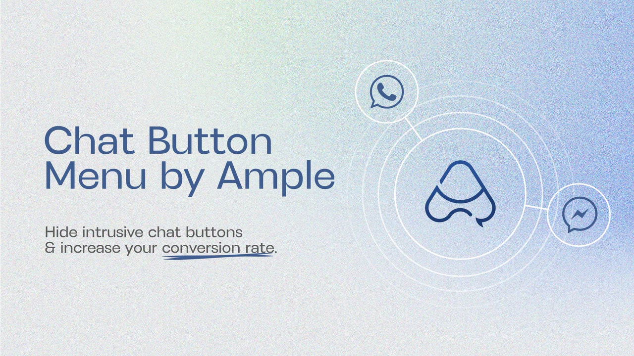 Ample: Chat Button Menu