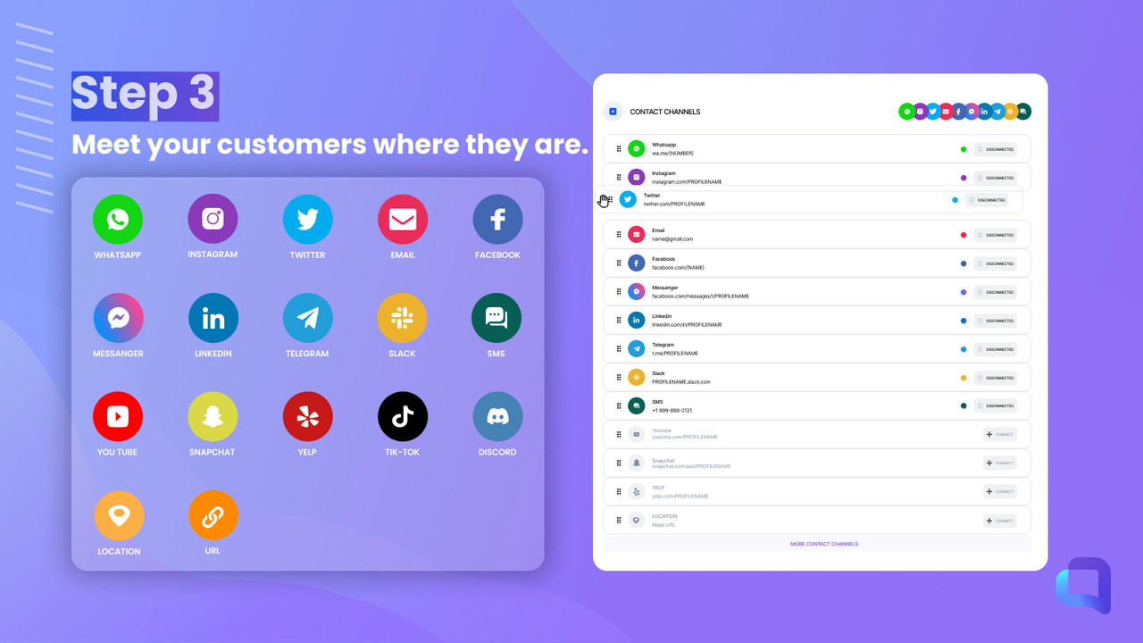 Omni Single Click Chat