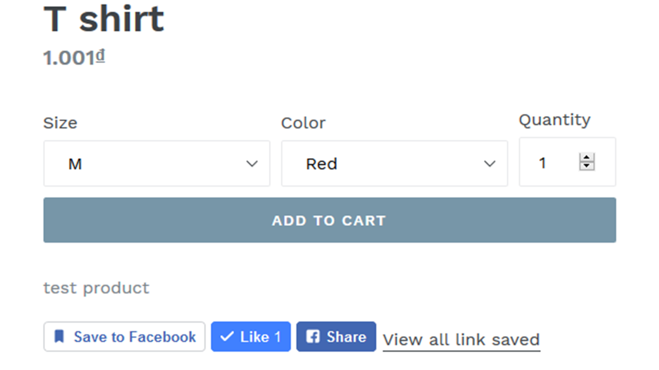 Facebook Save Button