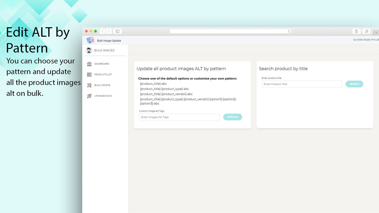 Bulk alt update by pattern
