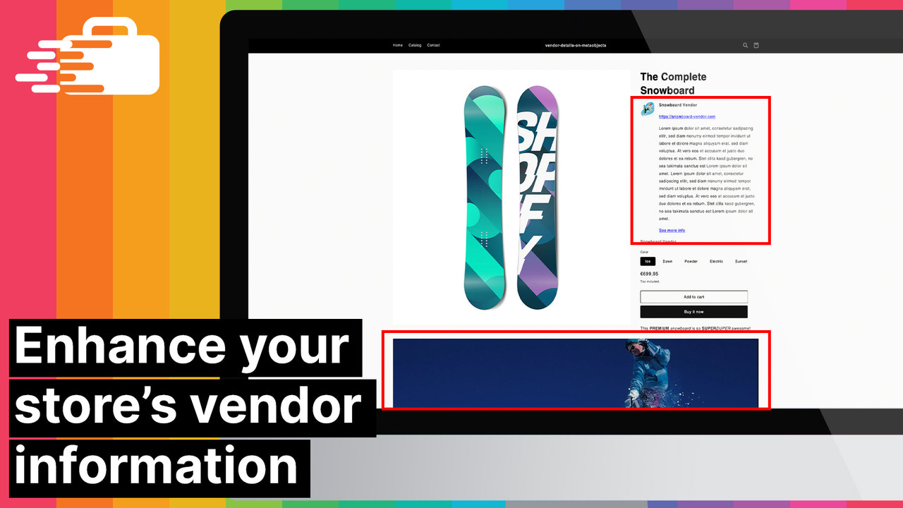 Vendor Details on Metaobjects