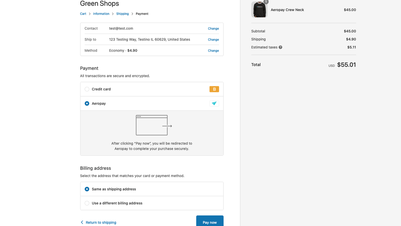 Aeropay Screenshot 4