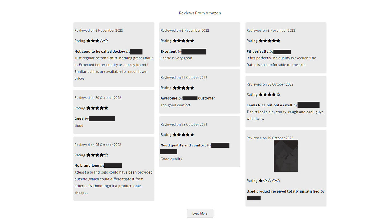 Show Reviews with Images