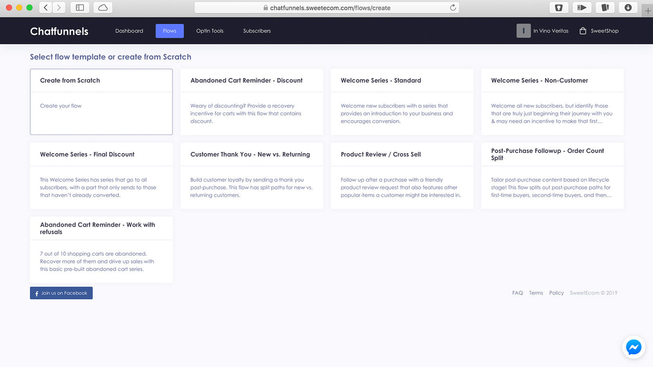 Ready to use Flow templates