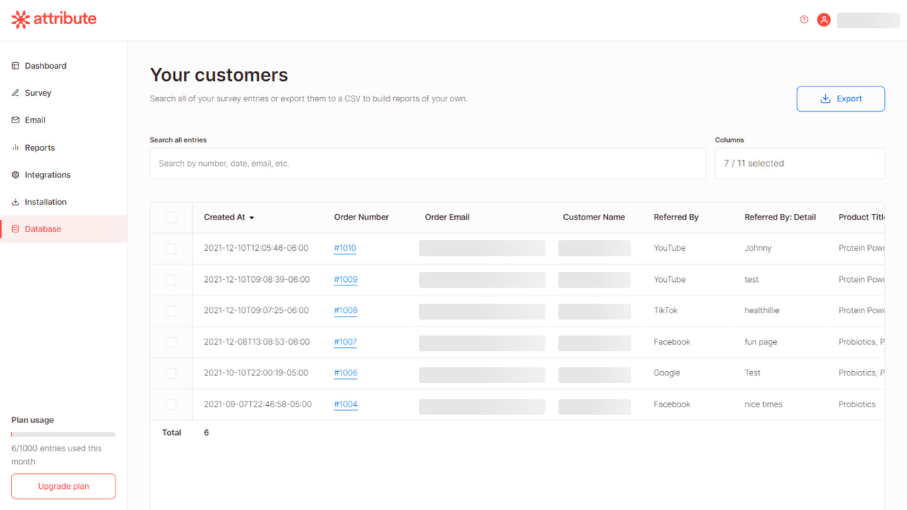Get in-depth data on your customers.